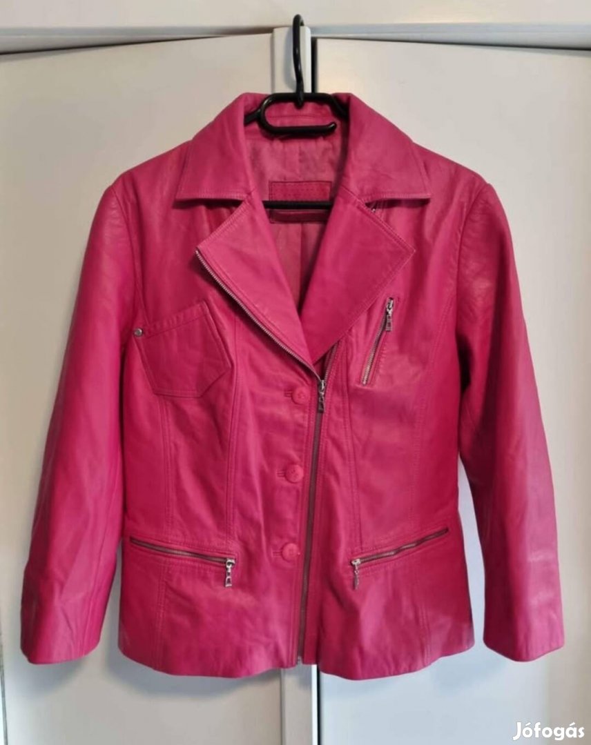 Új állapotú Betty Barclay valódi bőr dzseki 40-es