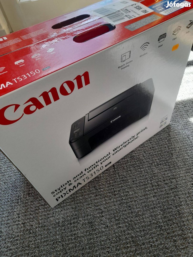 Új állapotú Canon ts3150 patronos nyomtató