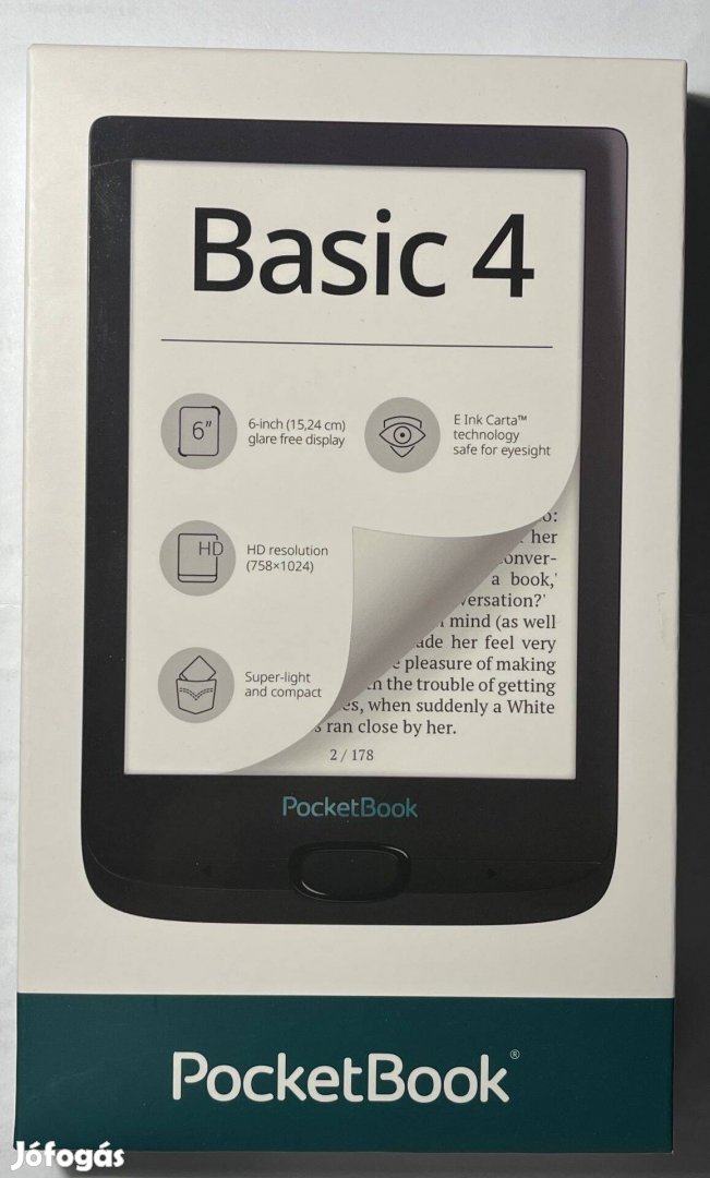 Új állapotú Pocketbook Basic 4 e-book olvasó