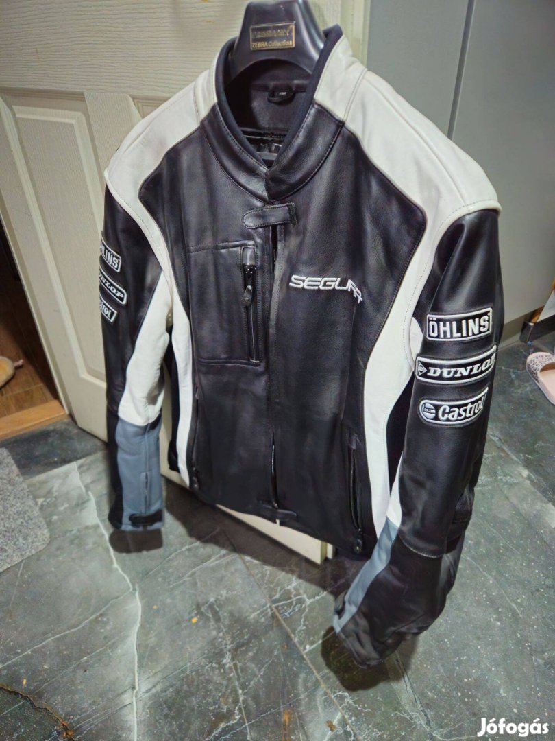 Új állapotú Segura motoros bőrdzseki