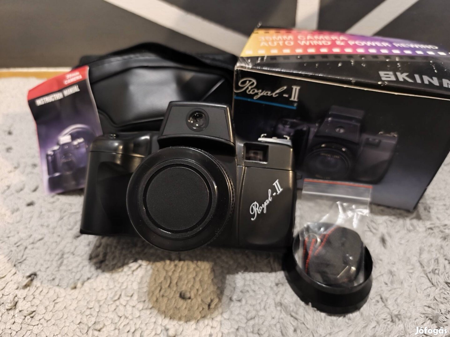 Új állapotú Skina Royal-II 35mm retro filmkamera dobozzal