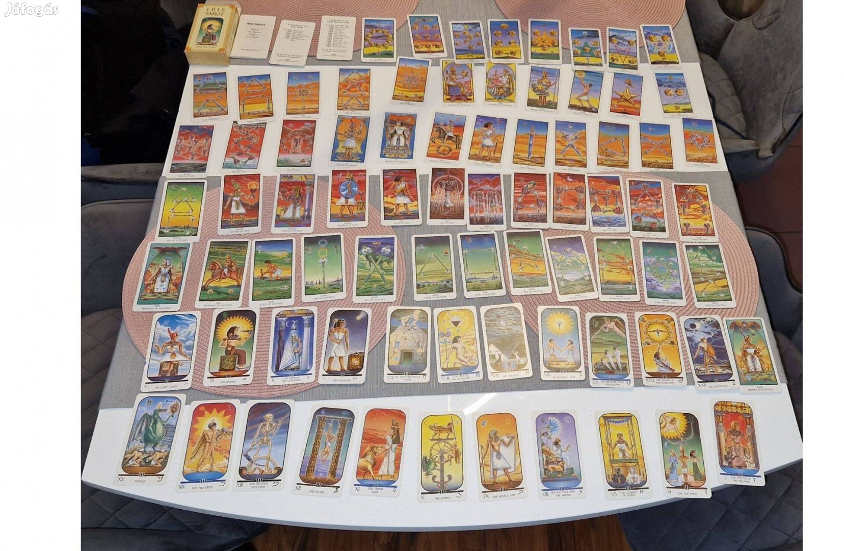 Új állapotú, Ibis Tarot 78 lapos kártyacsomag , AG Muller 1991-es