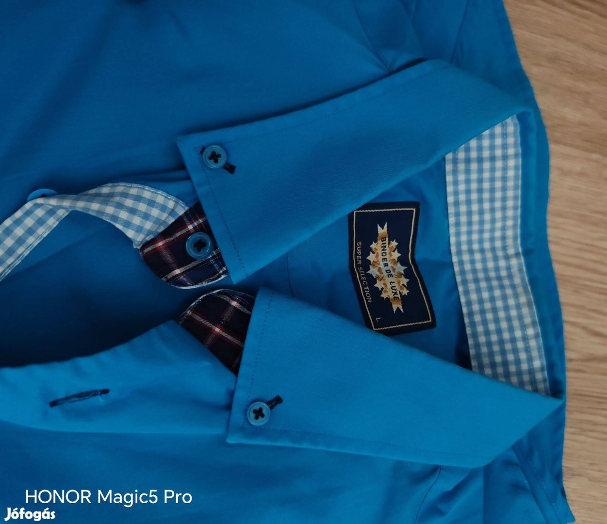 Uj állapotu pamut rövidujjú férfi ing L