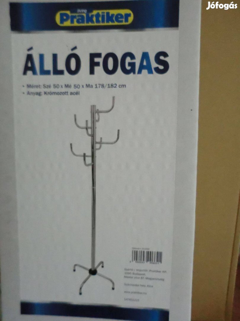 Új álló fogas eladó