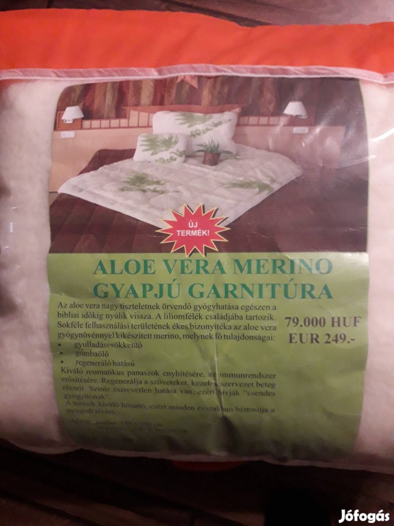 Uj aloe vera merino gyapju agynemu garnitura