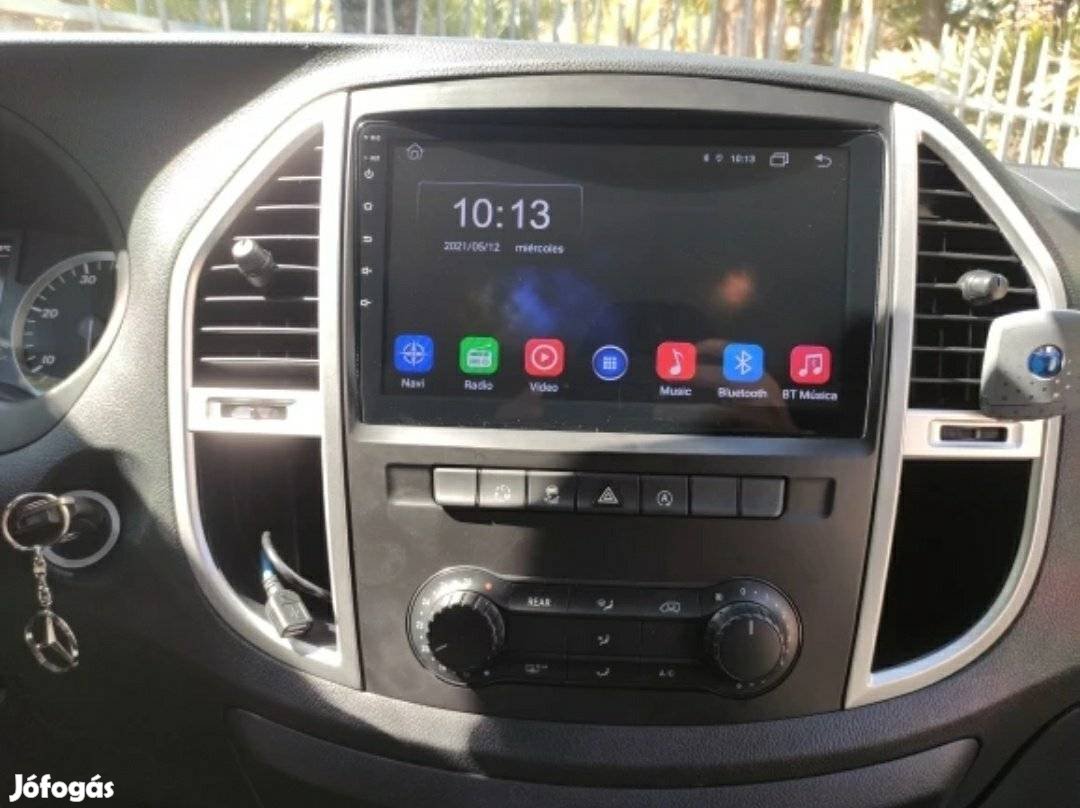 Új android Mercedes vito 2014-2021 multimédia fejegység autórádió gps 
