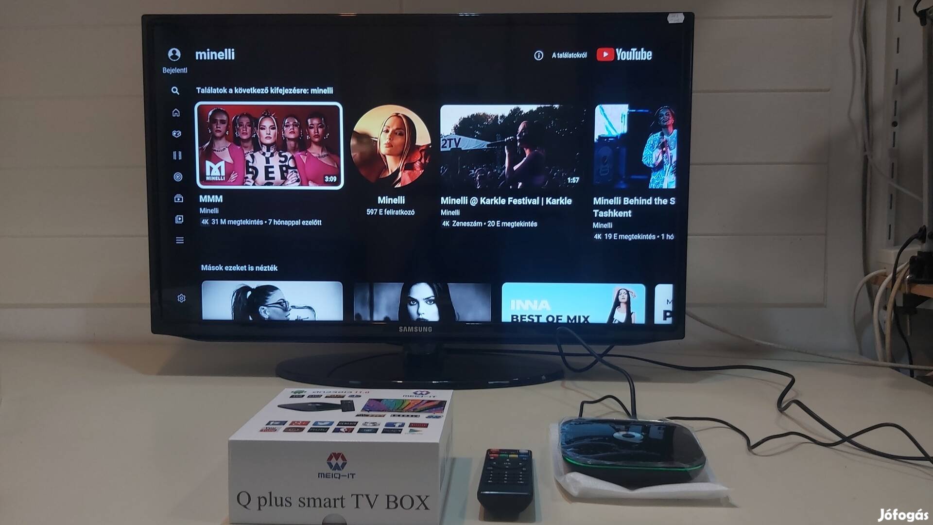 Új,androidos tv-okosító box eladó