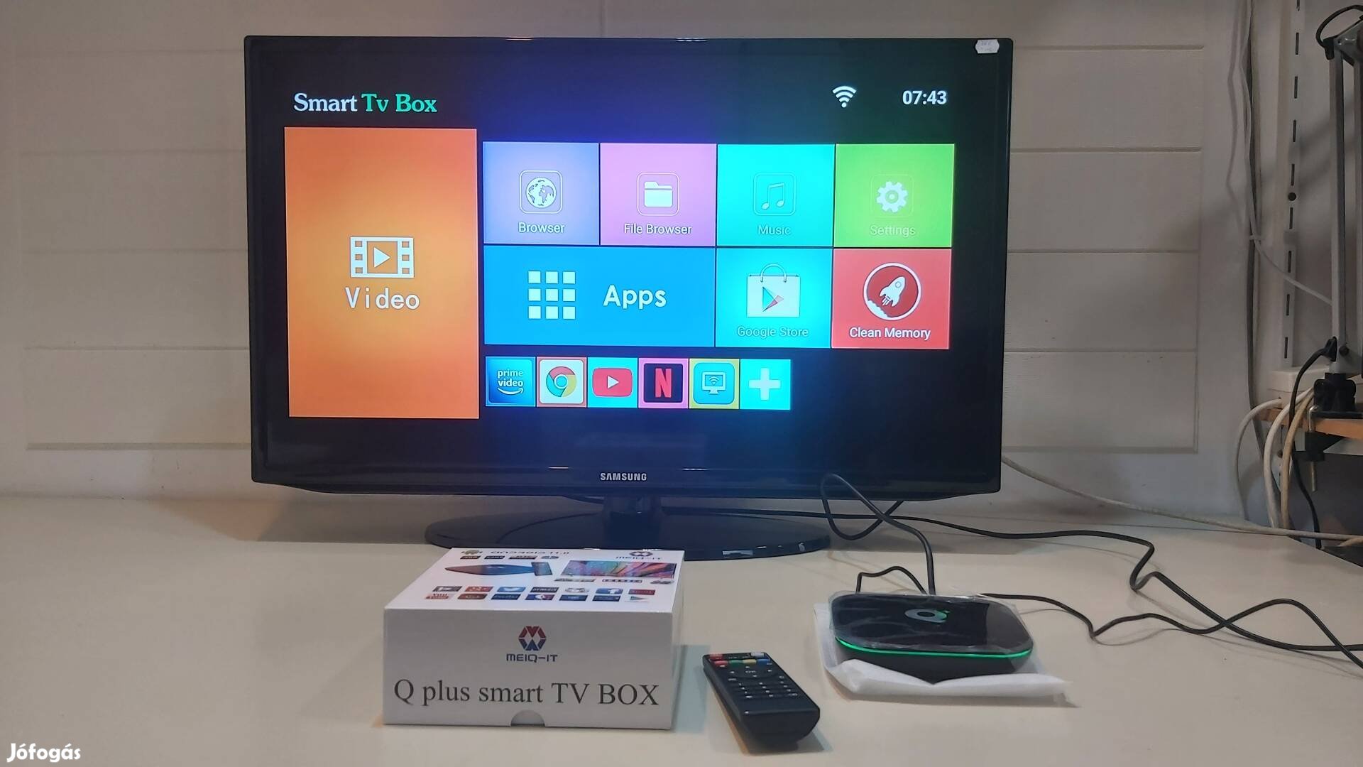 Új,androidos tv-okosító box eladó