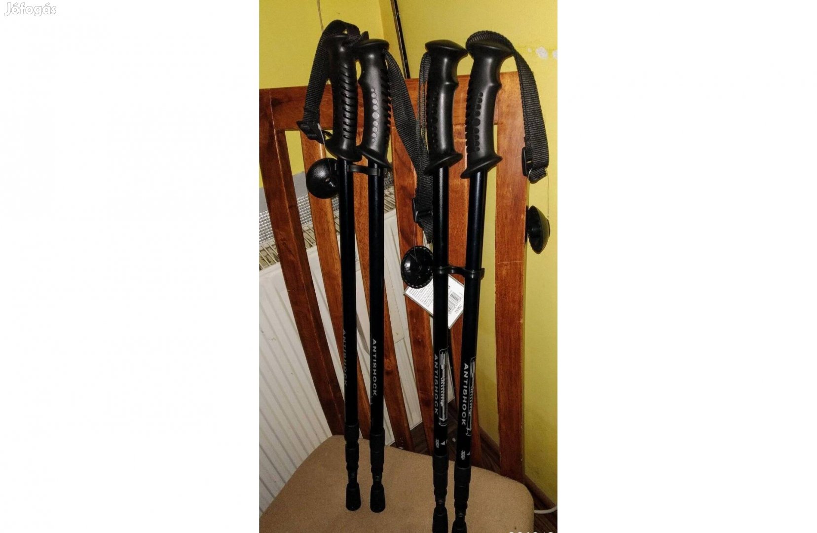 Új antishock trekking alumínium teleszkópos túrabot nordic walking bot