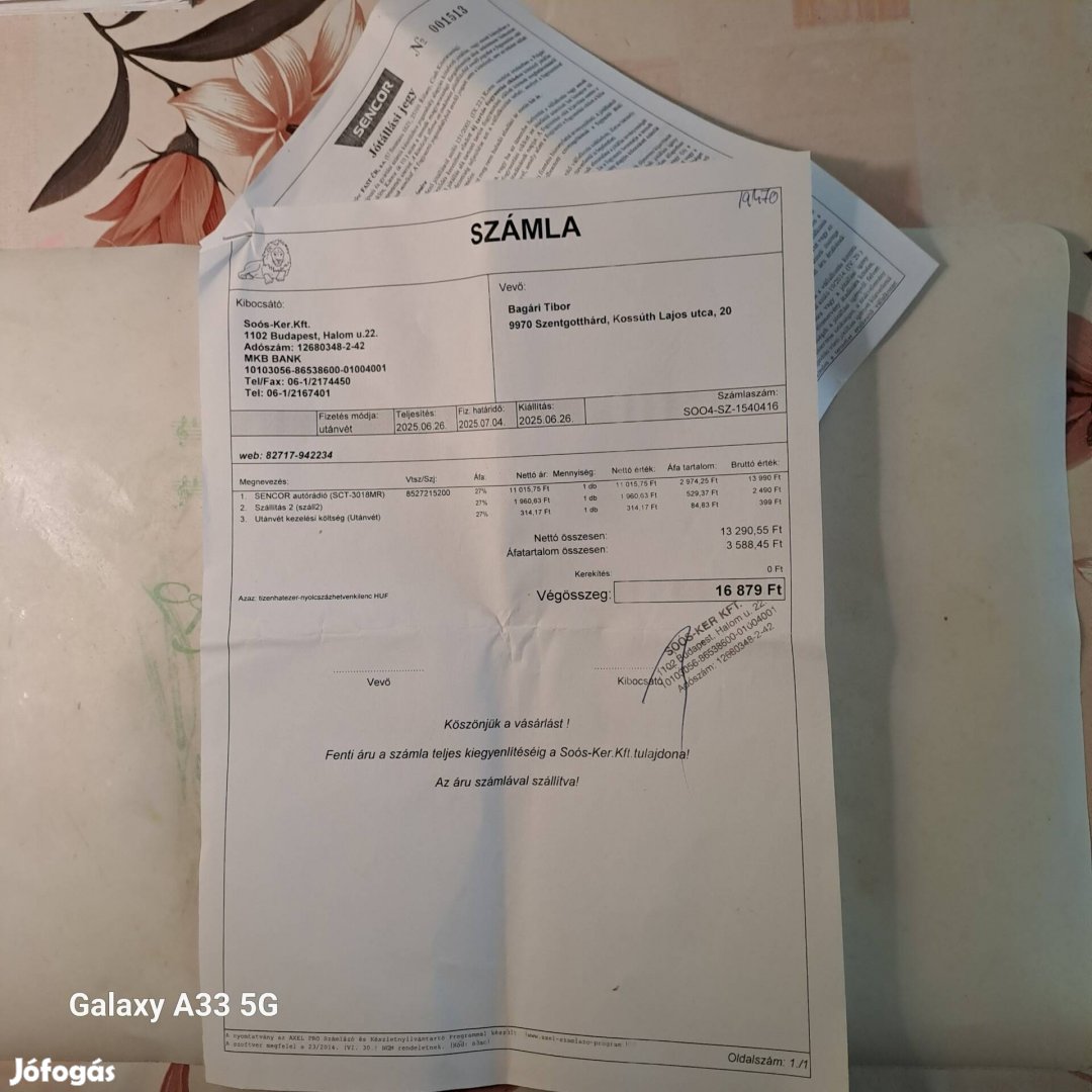 Új autorádió olcsón eladó