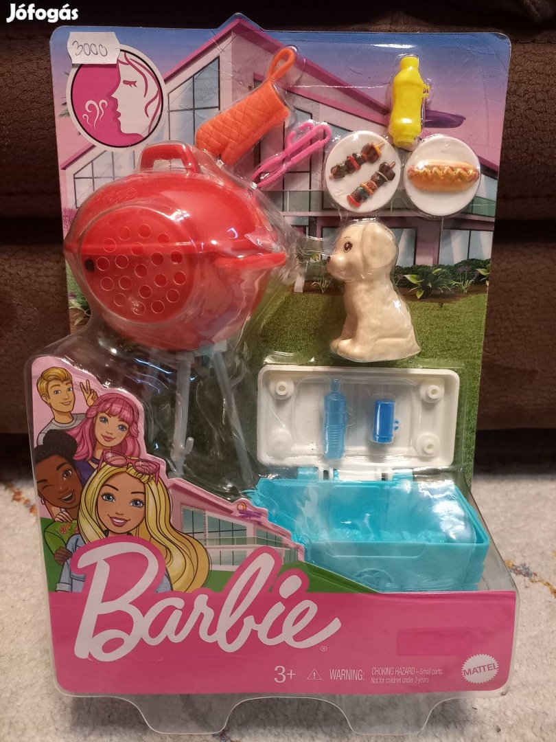 Új barbie kerti kiegészítő szett grill