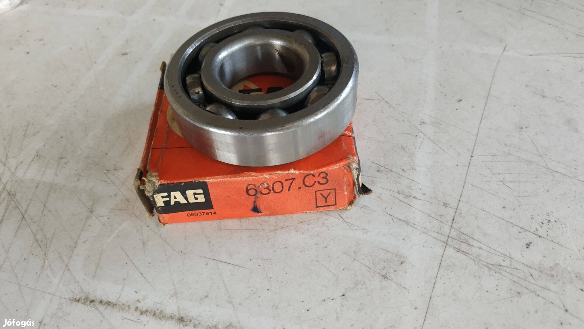 Új békebeli FAG csapágy 6307 C3