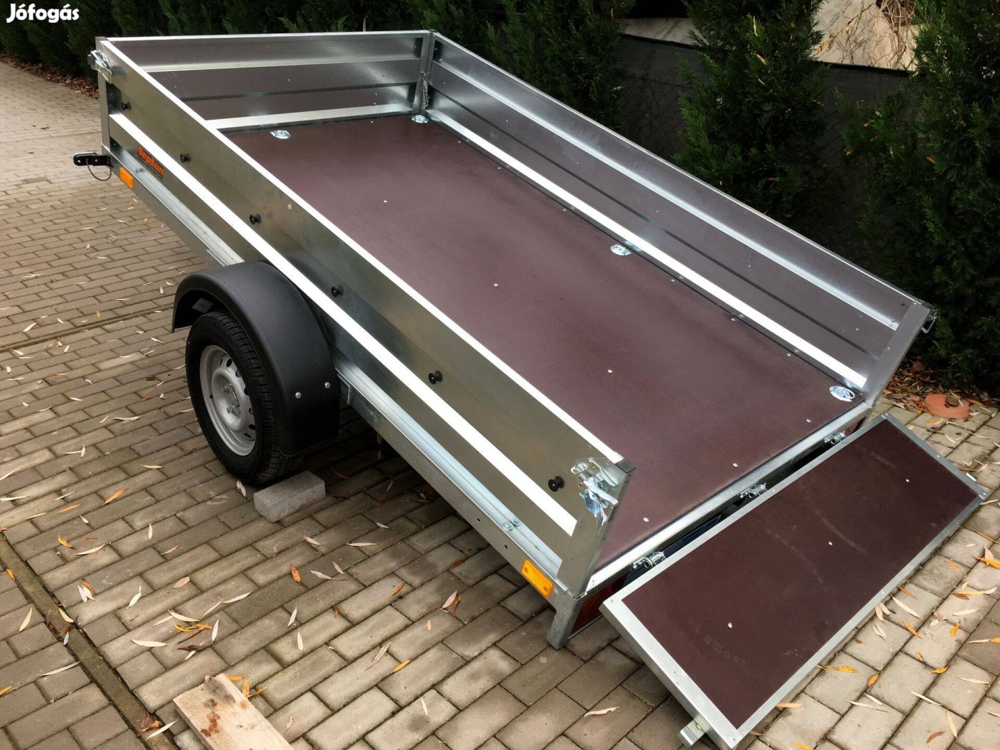 Új billenthető utánfutó 253x150cm 750kg Névre Írva!