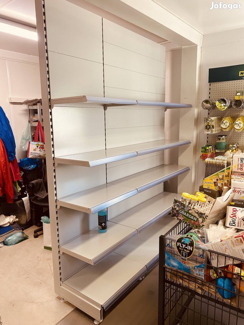 Új bolti polcrendszer - fali és gondola kivitel, raktárról azonnal!