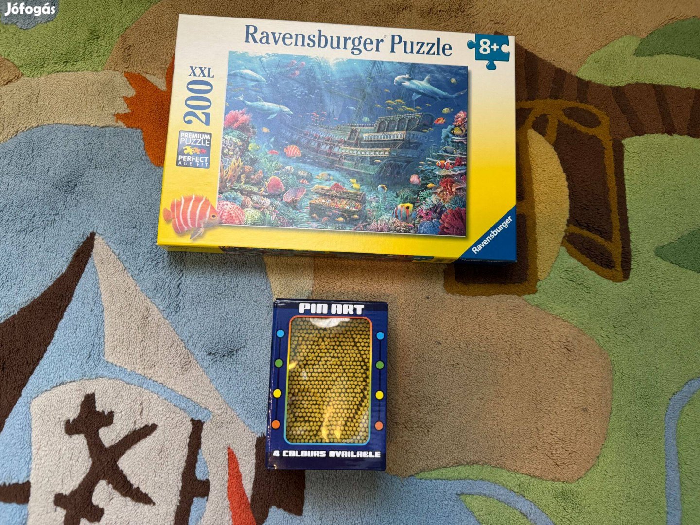 Új,bontatlan 200 db-os hajóroncs puzzlePin Art tüskekép 8