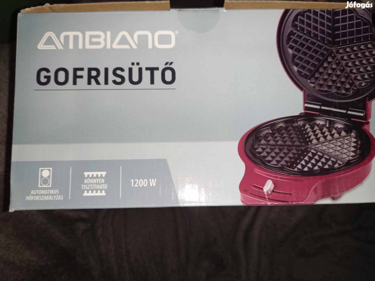 Új bontatlan Ambiano Elektromos gofri- vagy palacsintasütő,