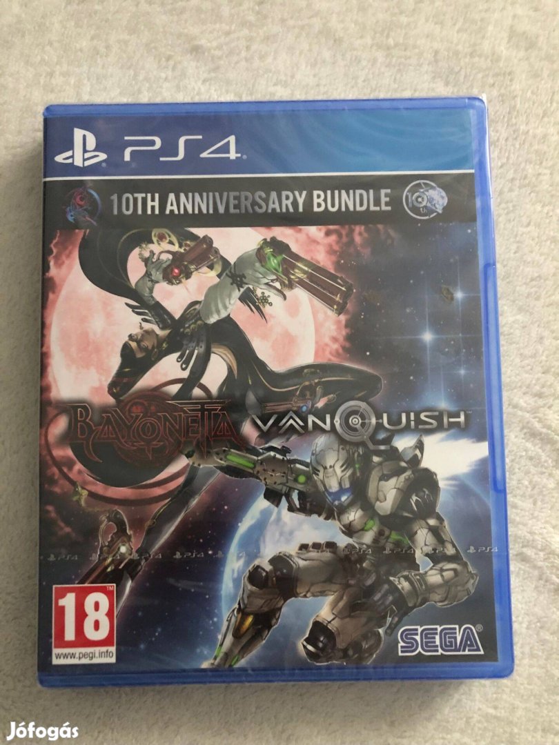 Új bontatlan Bayonetta & Vanquish Ps4 Playstation 4 játék