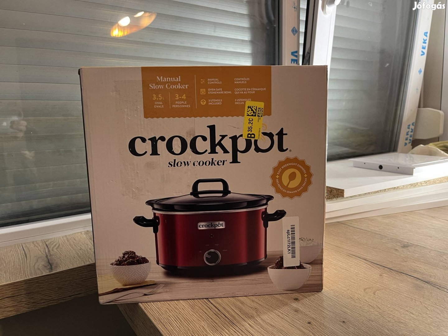 Új bontatlan Crockpot SCV400RD piros /lassú főző/