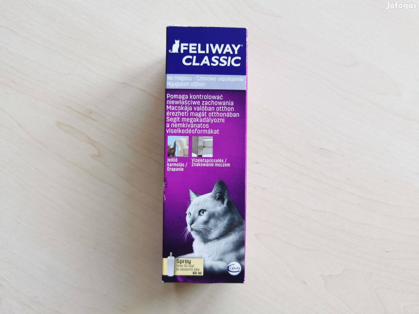 Új bontatlan Feliway Classic Spray macskáknak 60 ml