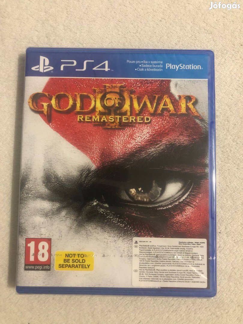 Új bontatlan God of War 3 III Ps4 Playstation 4 játék