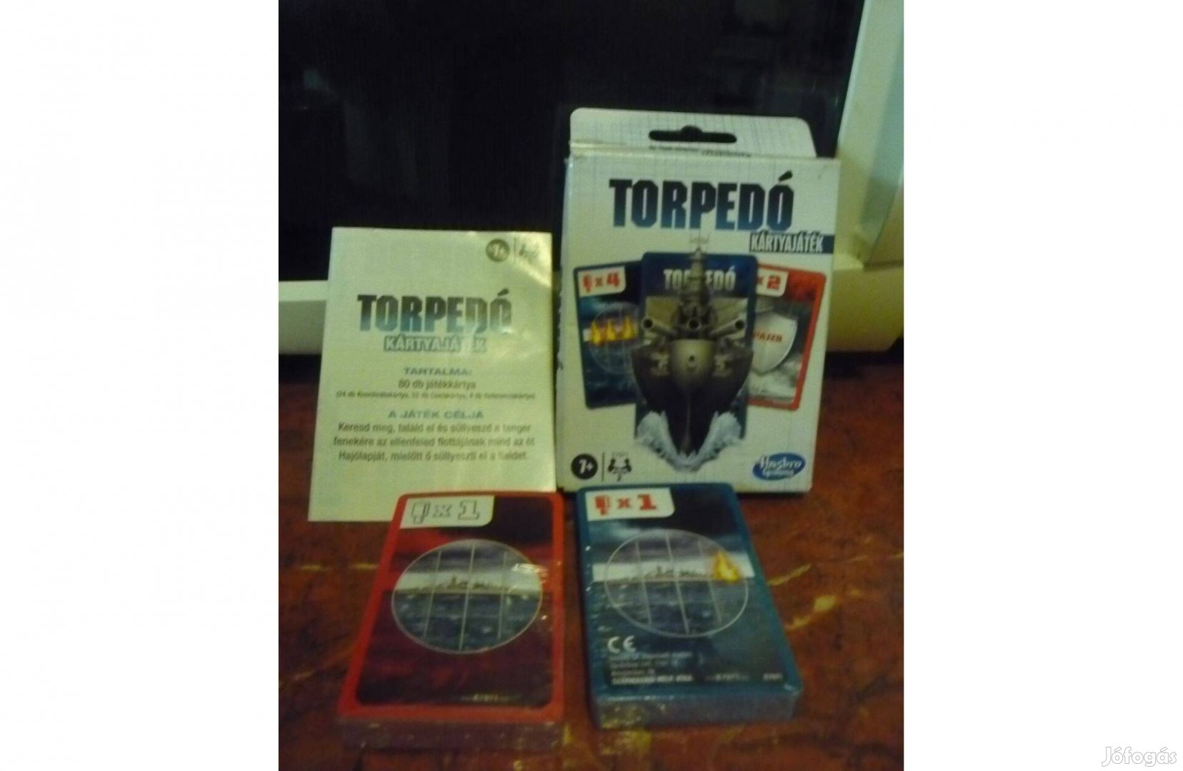 Új bontatlan Hasbro Torpedó kártyajáték 2018