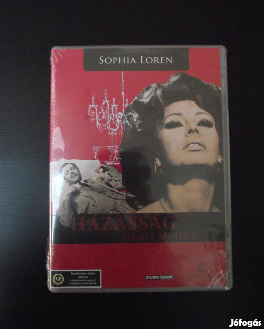 Új bontatlan Házasság olasz módra DVD (Sophia Loren)