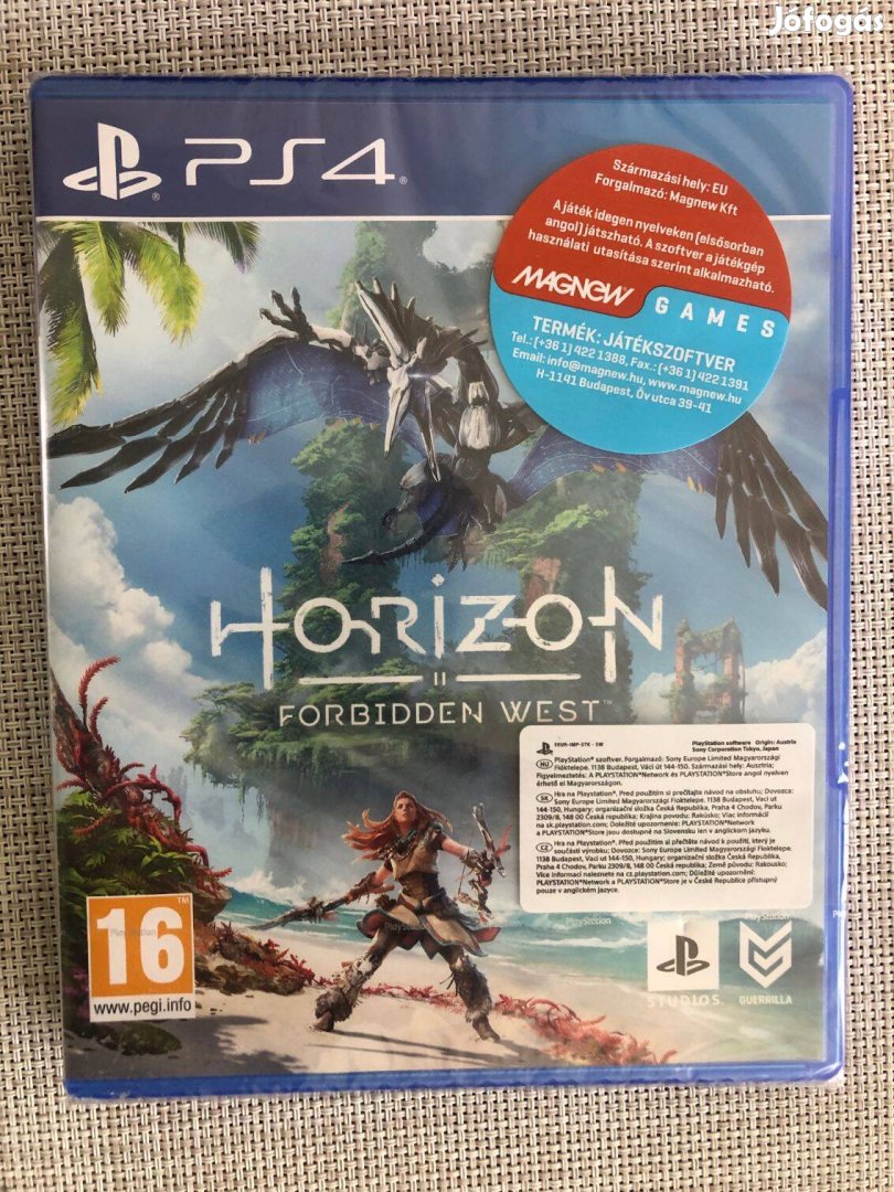 Új bontatlan Horizon Forbidden West Ps4 Playstation 4 magyar felirat