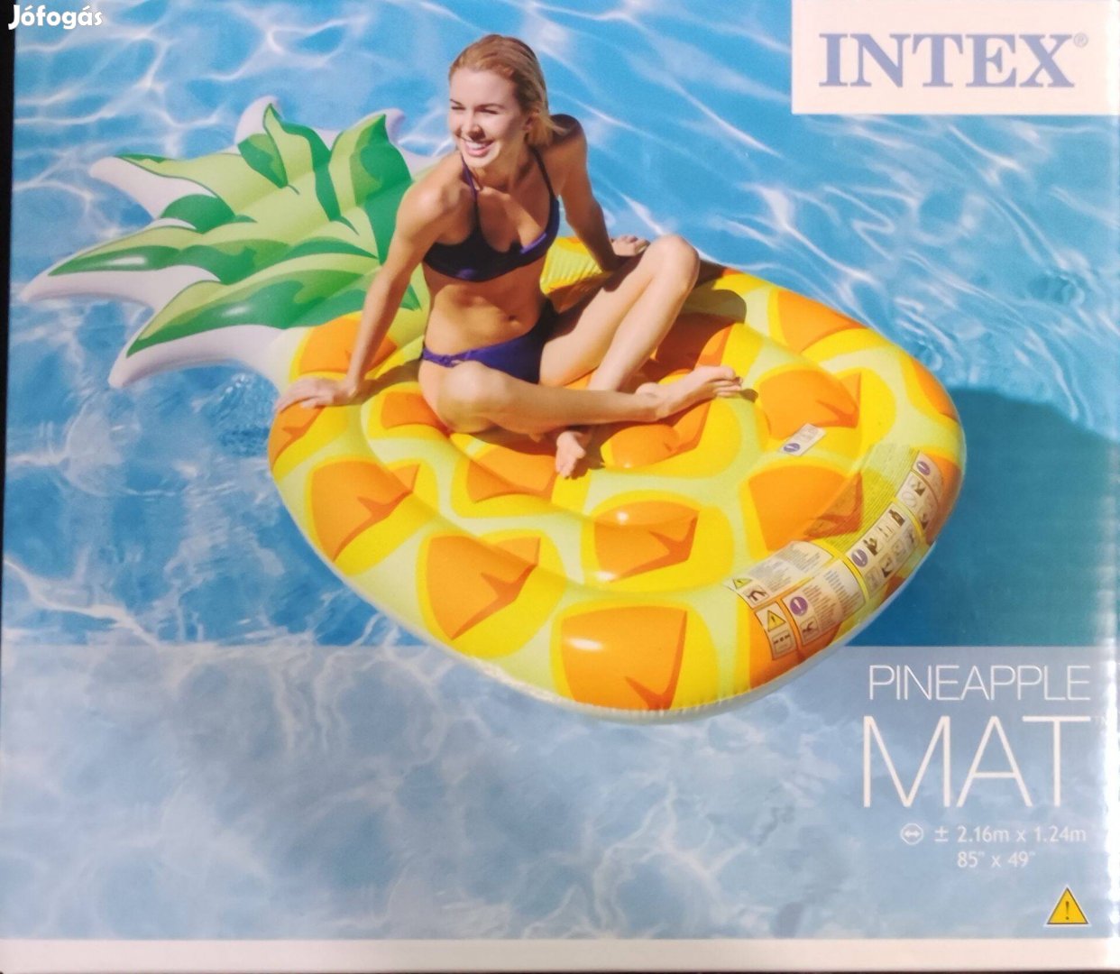 Új bontatlan Intex ananász matrac 216x124 felfújható sziget