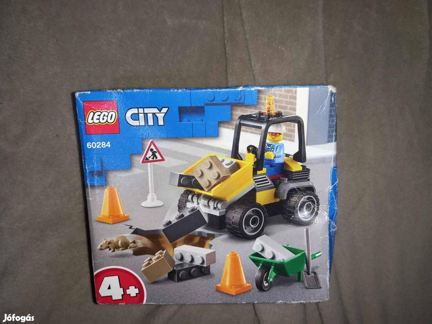 Új bontatlan LEGO City - Great Vehicles Útépítő autó 60284