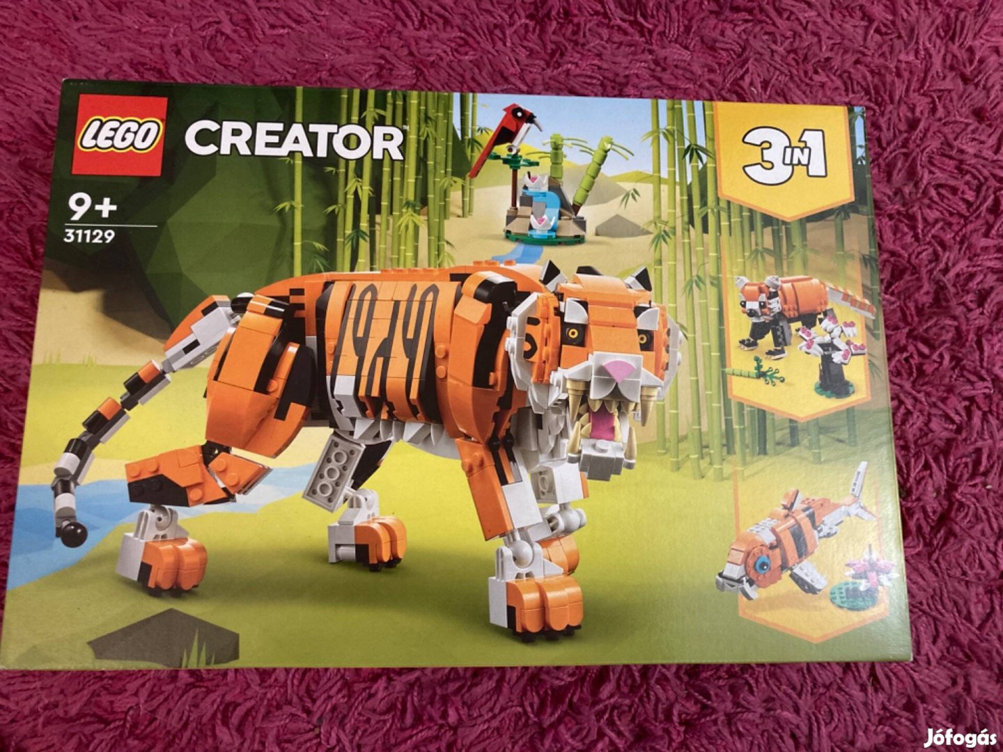 Új bontatlan Lego Creator 3129 fenséges tigris építő gyerek játék!