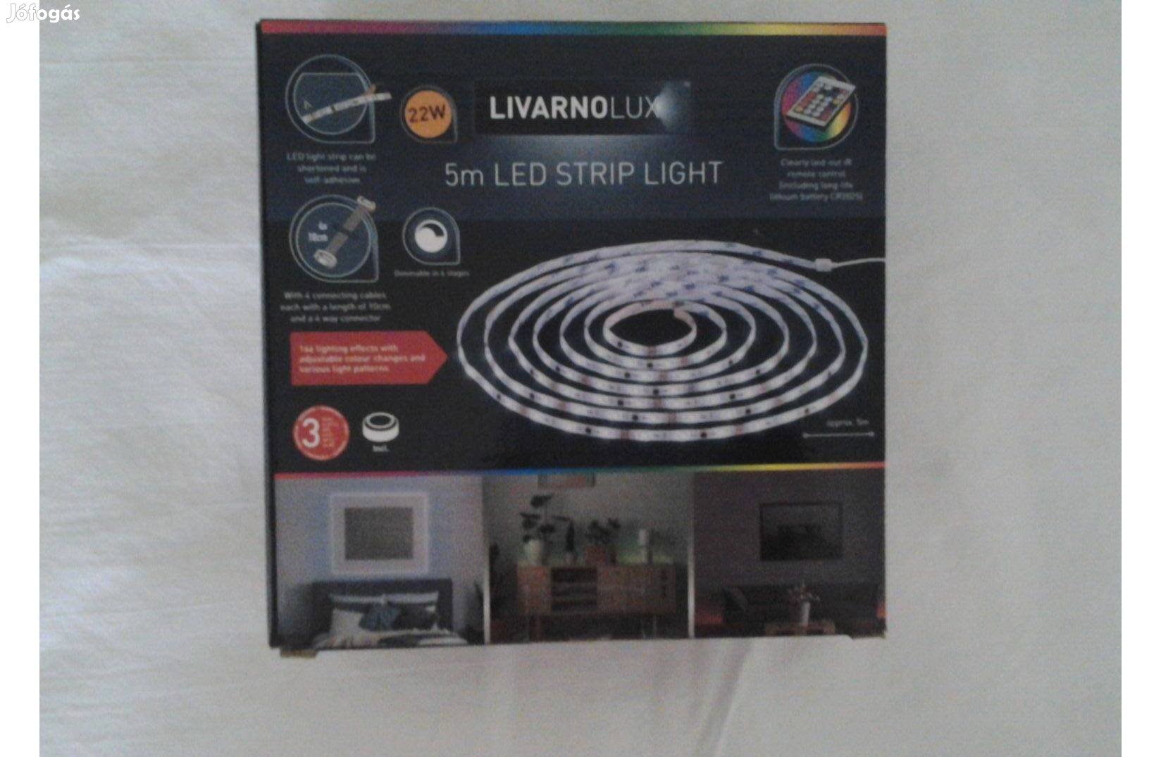 Új bontatlan Livarnolux 5m led strip világítószalag