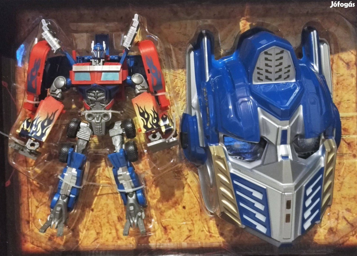 Új bontatlan Optimus robot + álarc Transformers figura