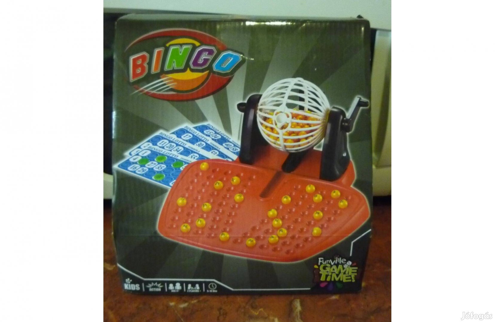 Új bontatlan Piatnik: Bingo társasjáték műanyag kerékkel 4+