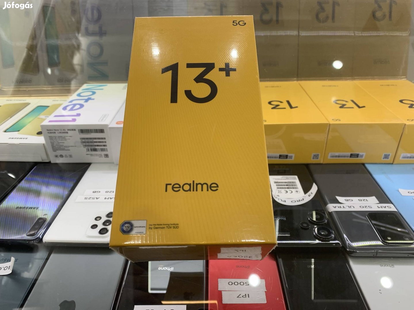 Új bontatlan Realmi 13+, 8/256GB Gyárilag kártyafüggetlen 