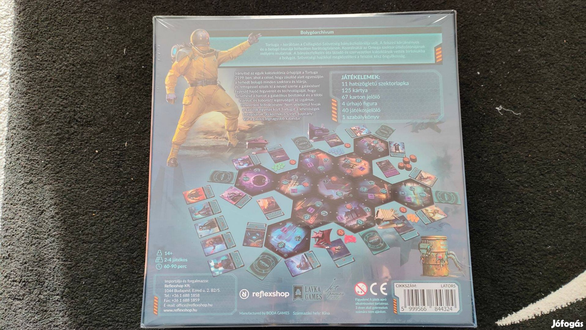 Új bontatlan Reflexshop Tortuga 2199 társasjáték, board game, fejleszt