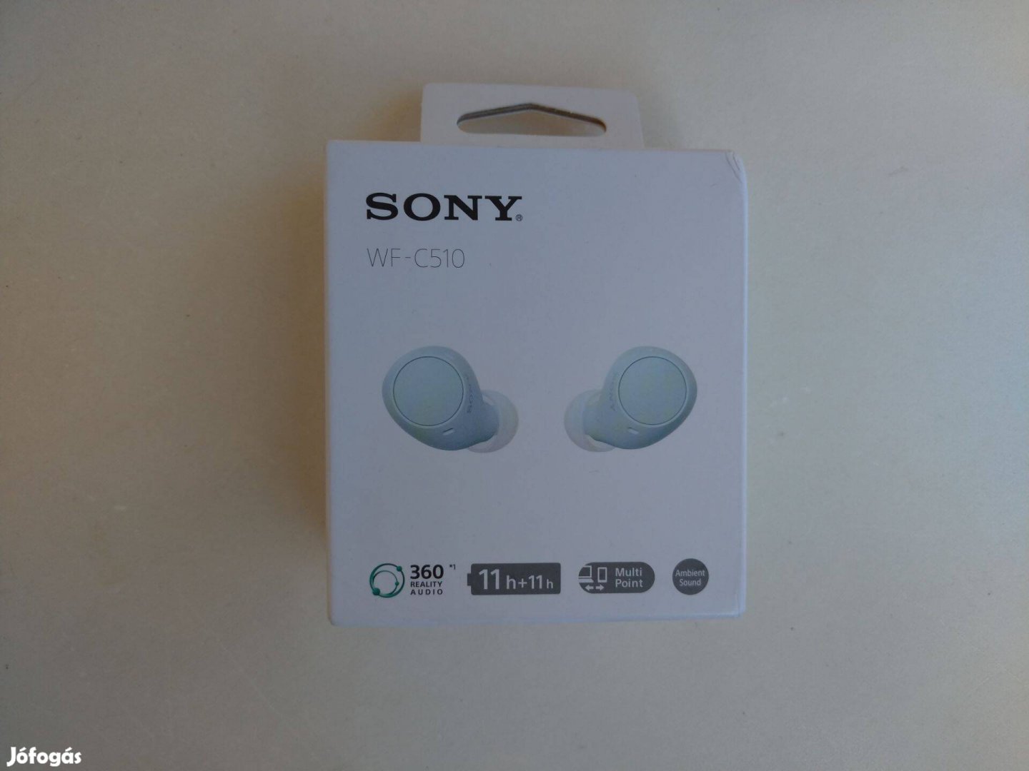 Új bontatlan Sony WF-C510 világkék színű bluetooth fülhallgató