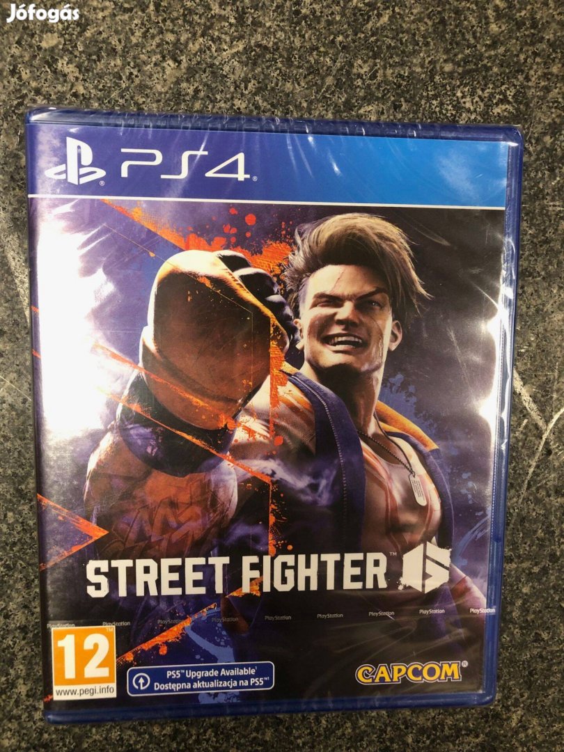 Új bontatlan Street Fighter 6 Ps4 Playstation 4 free Ps5 upgrade