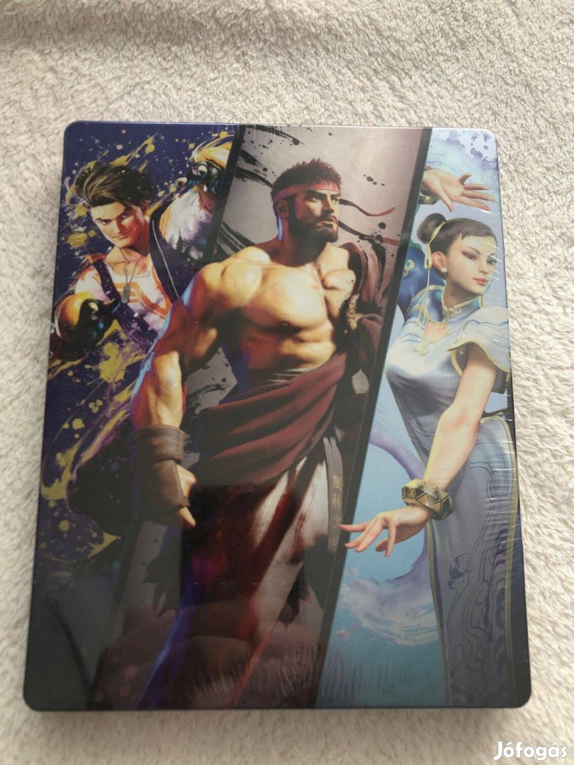 Új bontatlan Street Fighter 6 steelbook fémtok, játék nélkül