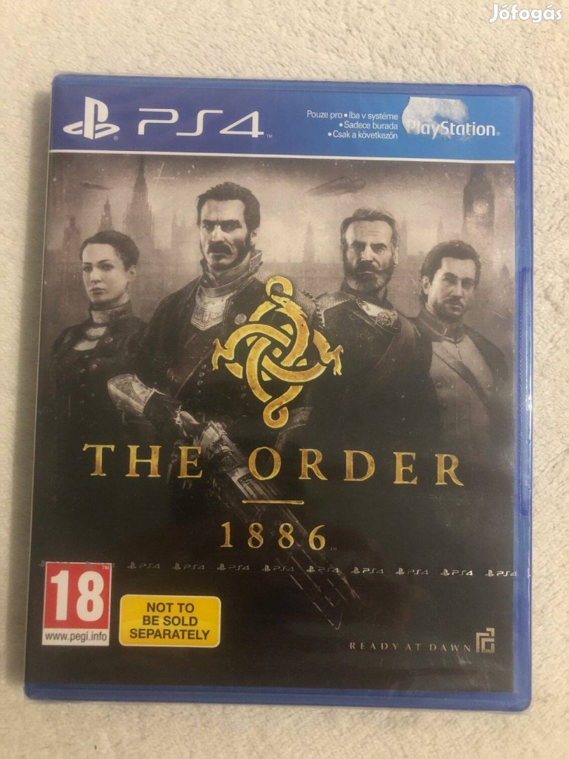 Új bontatlan The Order 1886 Ps4 Playstation 4 játék
