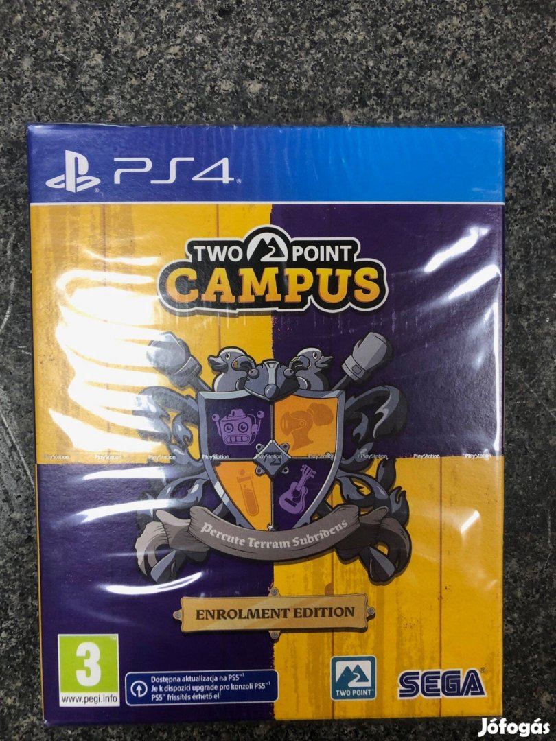 Új bontatlan Two Point Campus Ps4 Playstation 4 játék