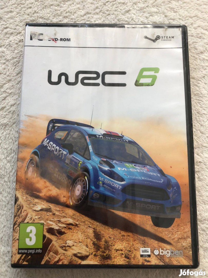 Új bontatlan WRC 6 PC számítógépes játék