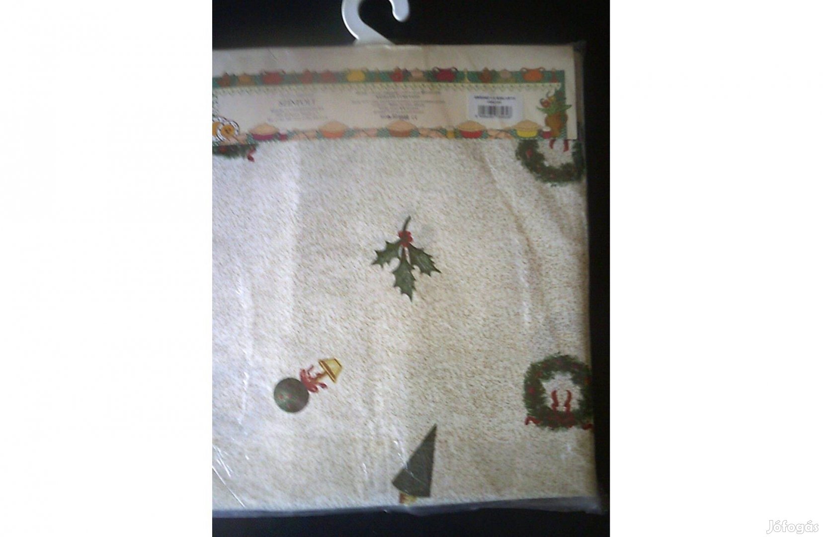Új bontatlan abrosz asztalterítő 180x140 cm 4 db szalvétával
