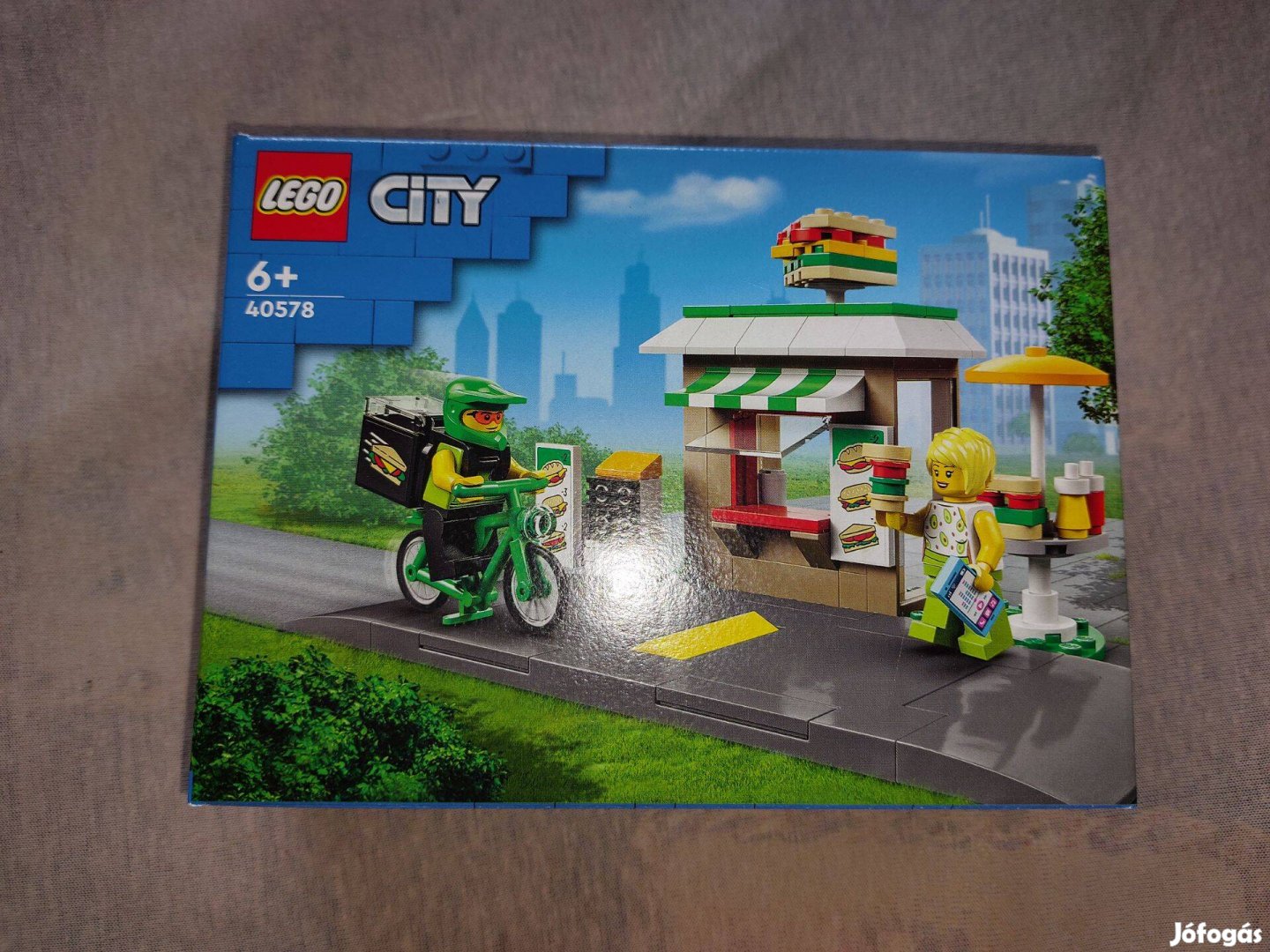 Új bontatlan dobozos LEGO City Biciklis futár 4057