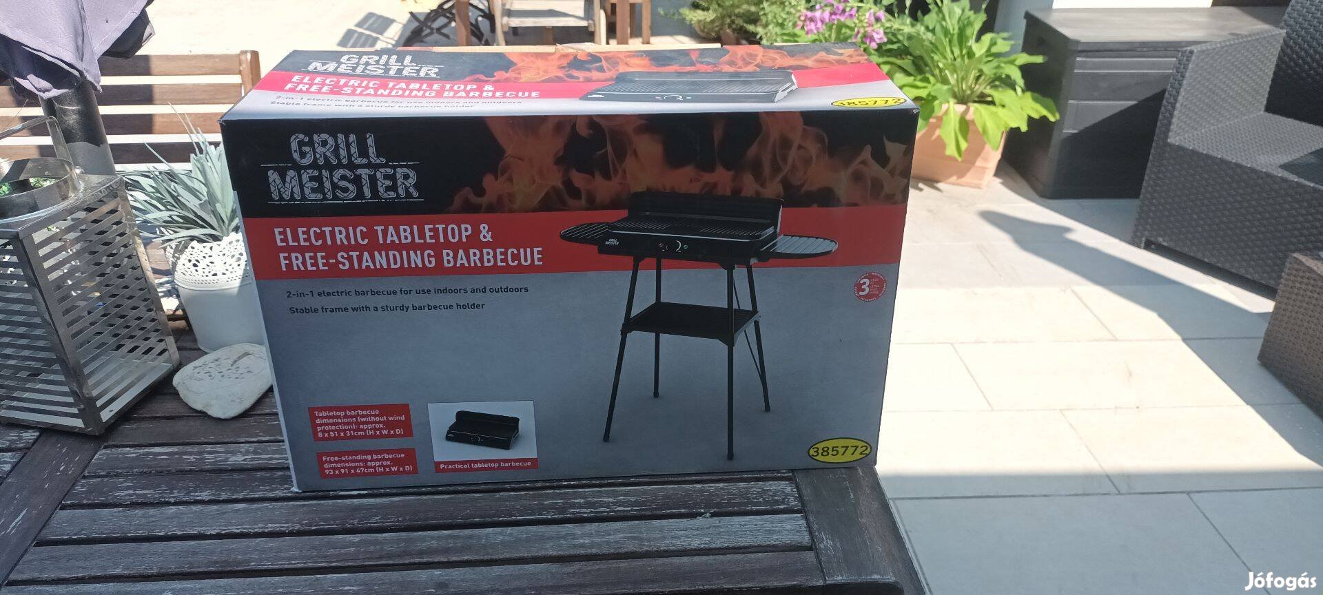 Új bontatlan elektromos grill eladó Lidl ben vásárolt
