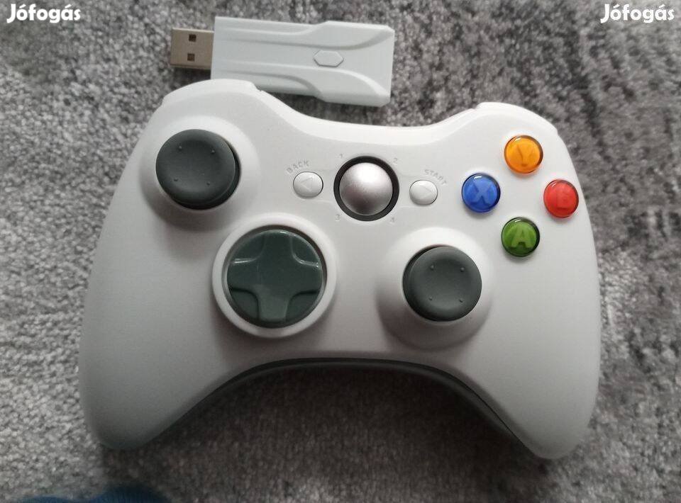 Új bontatlan fehér színű xbox 360 vezeték nélküli kontroller