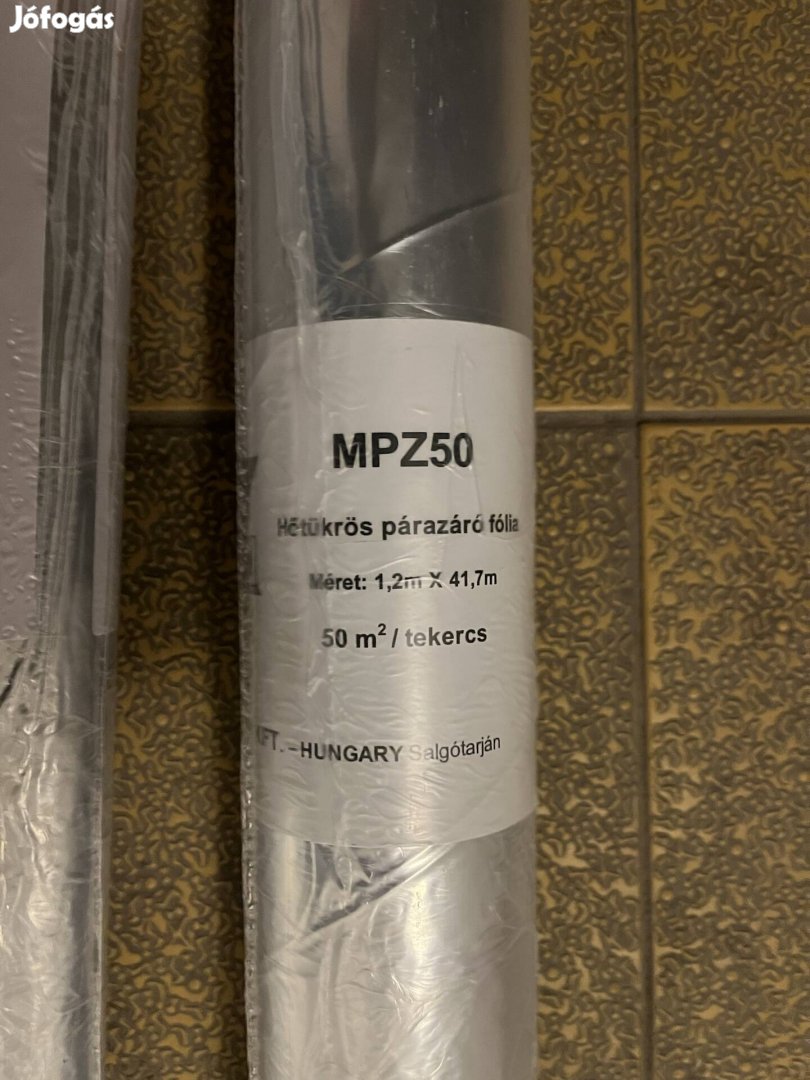 Új bontatlan hőtükrös párazáró fólia 