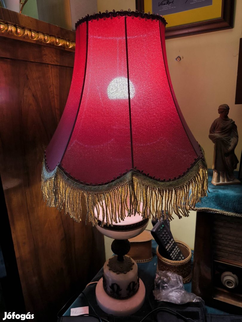 Új bordó lámpaernyő 