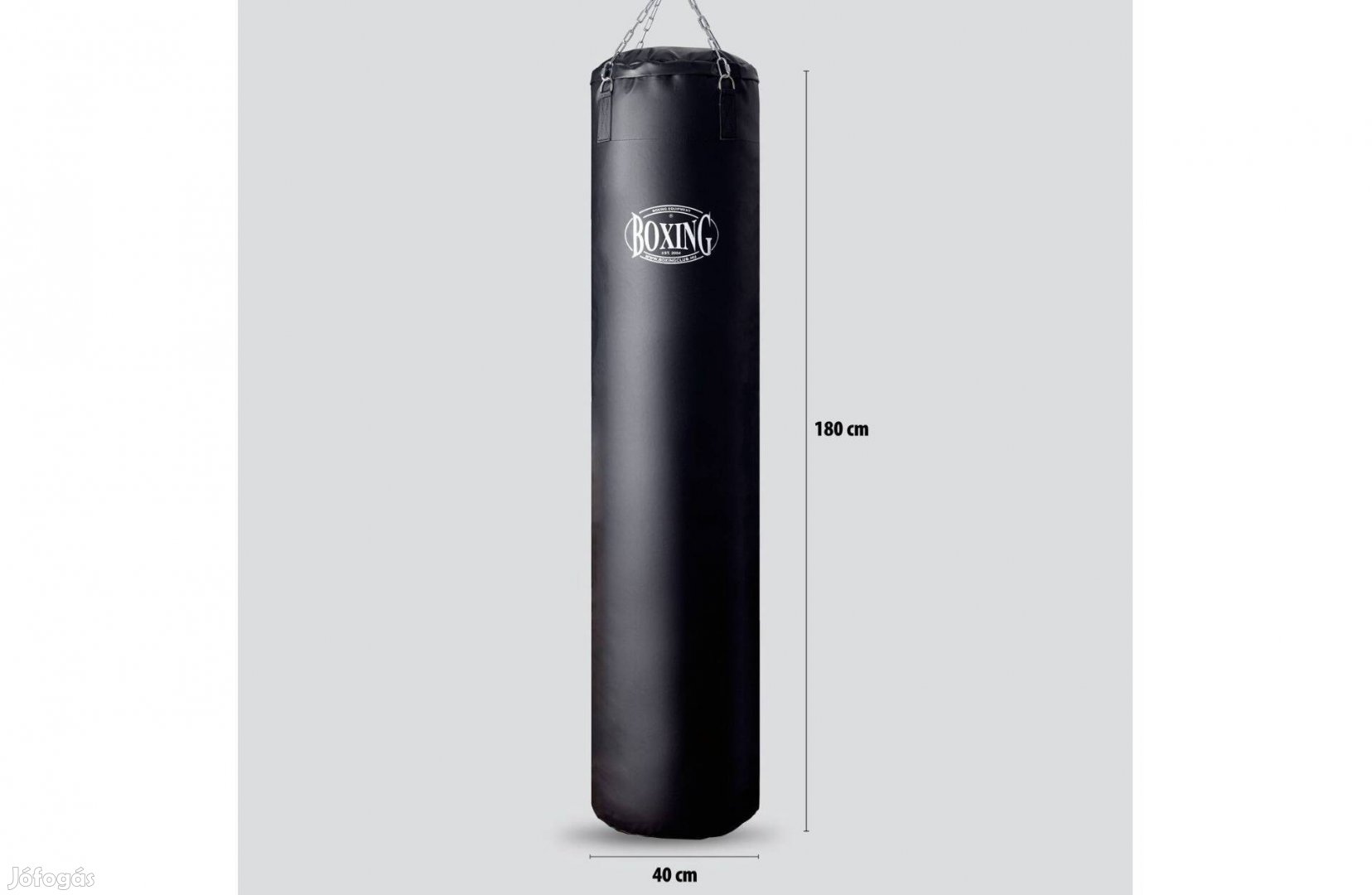 Új boxzsák 180x40 cm Thai-boxing, ajándék kesztyűvel