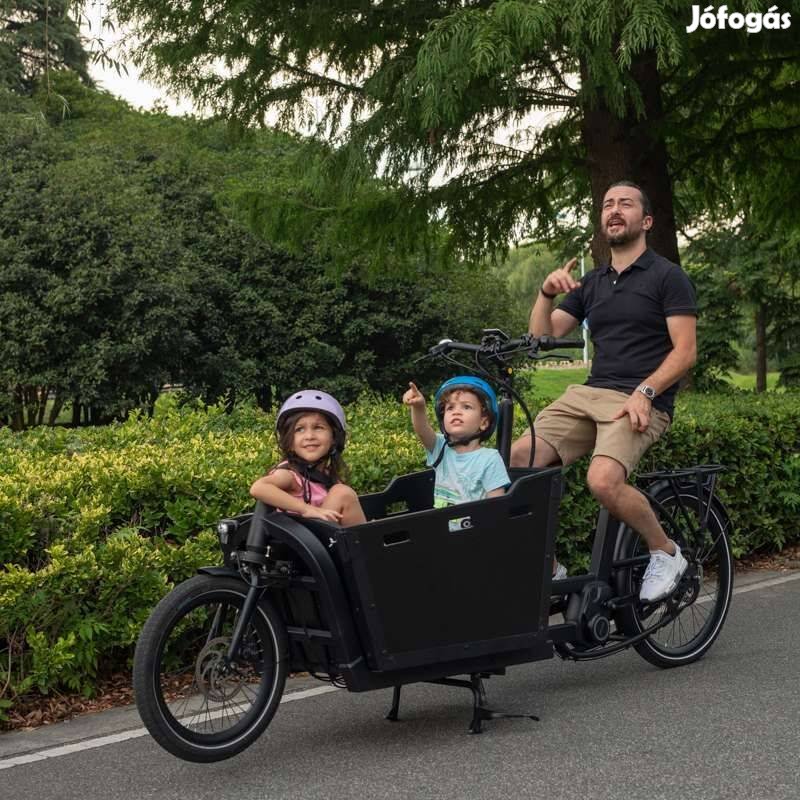 Új cargo bike cargo bike gyerekszállító teherszállító kerékpár kétkere