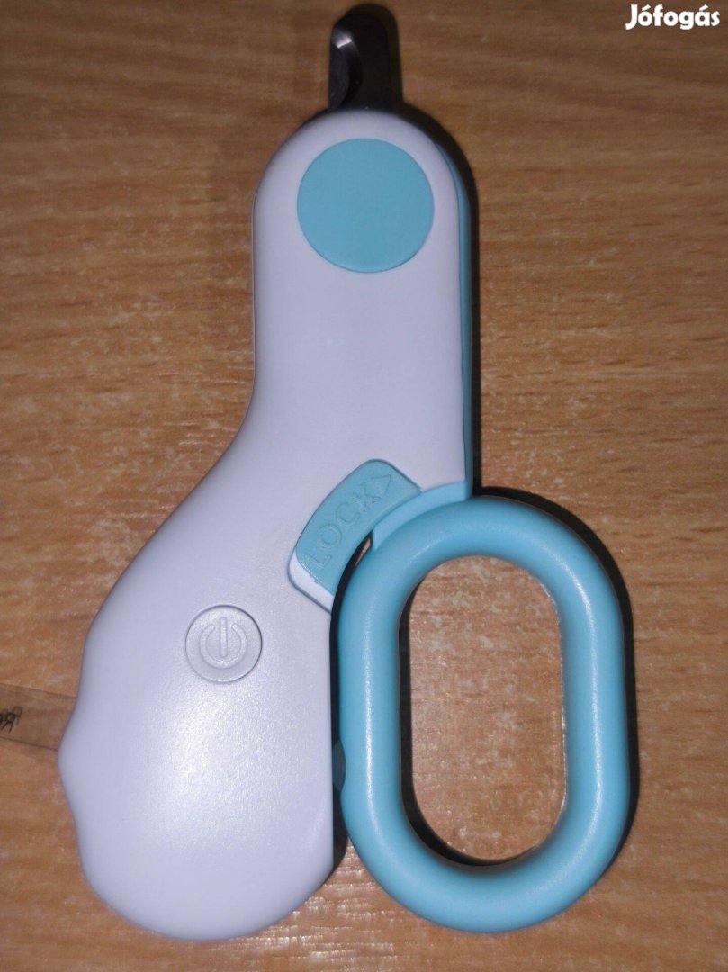 Új cica macska kisállat karomvágó olló - LED világítással